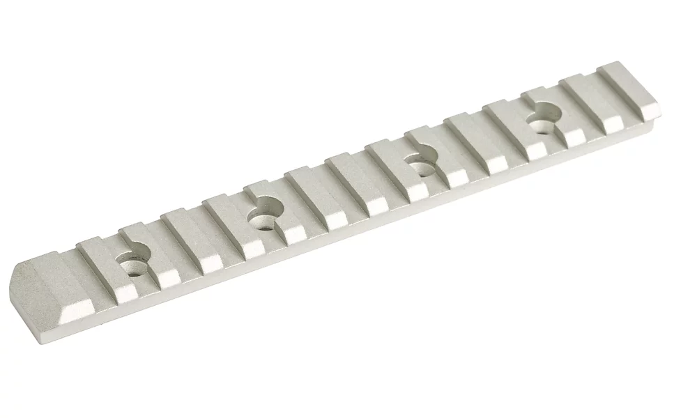 Flat top rail - silver
