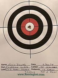 22 WMR target from Louis Beatty
