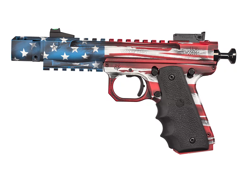 USA Flag Scorpion with fiber optic sights