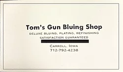 Tom's Business Card