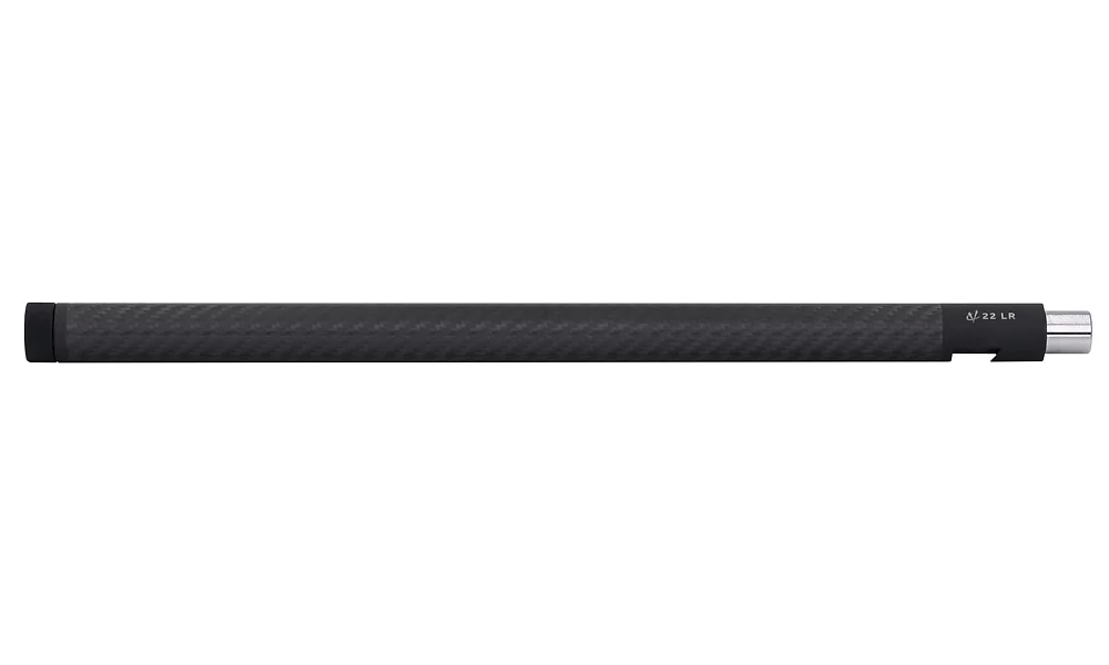 Lightweight Carbon Fiber Barrel for 10/22, Threaded, Black Ends