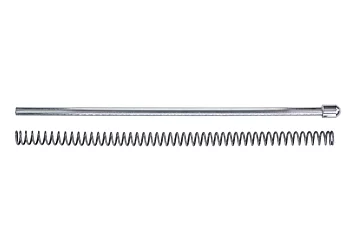 Replacement recoil rod and spring for Volquartsen 22 LR rifles with threaded-in barrels.