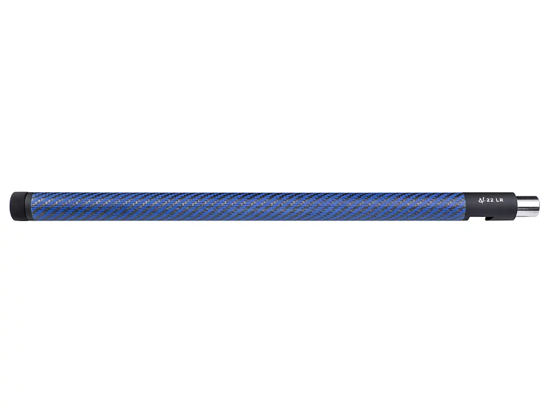 Lightweight Blue Carbon Fiber Barrel for Summit, Threaded, Black Ends