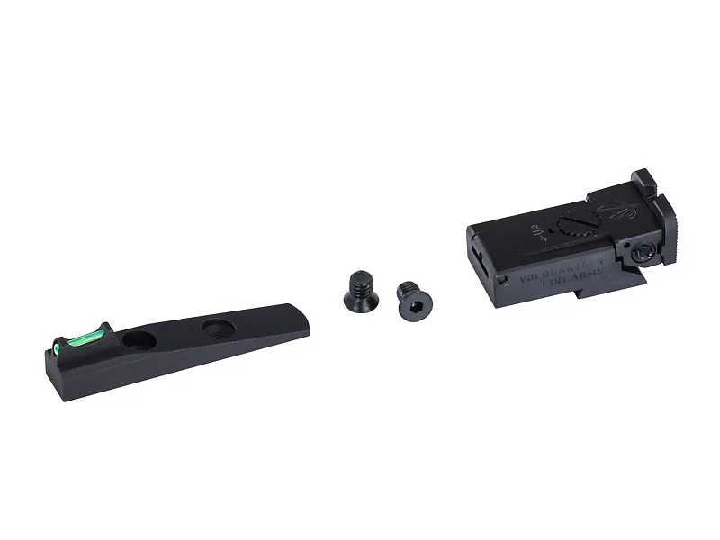 Pistol and LLV Sight Set, Fiber Optic Front Sight, 6"