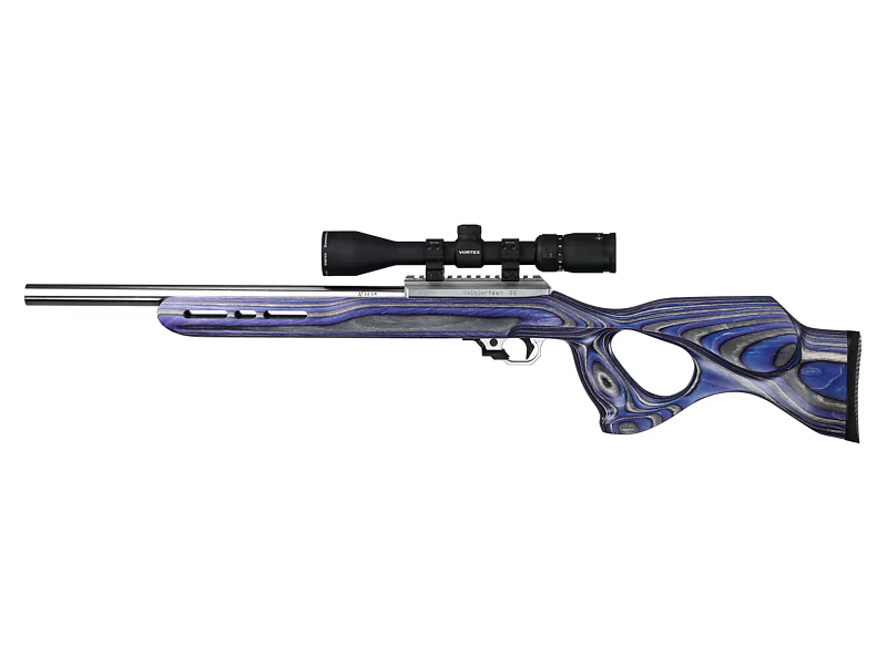 Classic, 22 LR with Blue Ambi Thumbhole Stock, No Threads