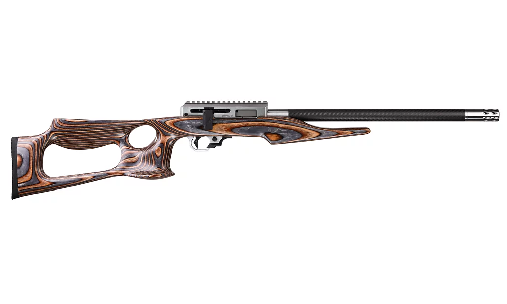 Summit Lightweight, 17 HMR, Brown/Gray LWTH Stock, Forward Blow Comp, with RR