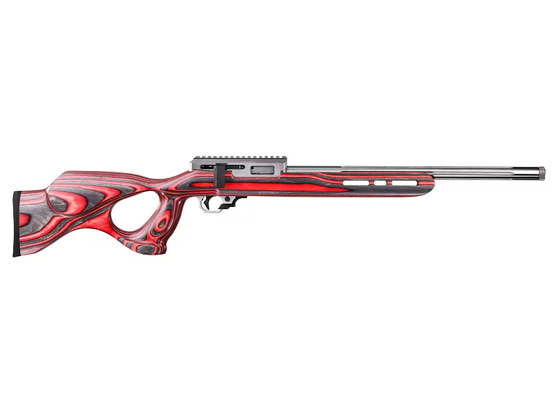 Summit Deluxe, 17 HMR, Red A-10 Stock, with RR