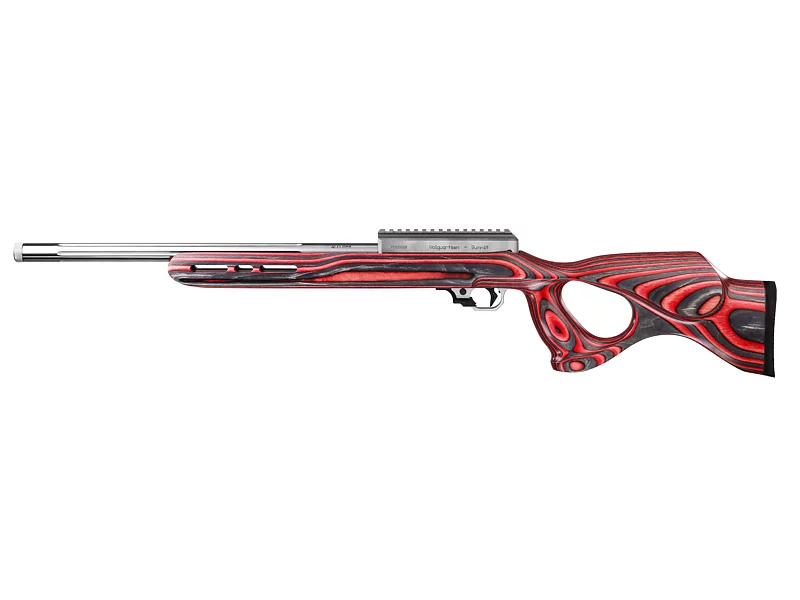 Summit Deluxe, 17 HMR, Red A-10 Stock, with RR