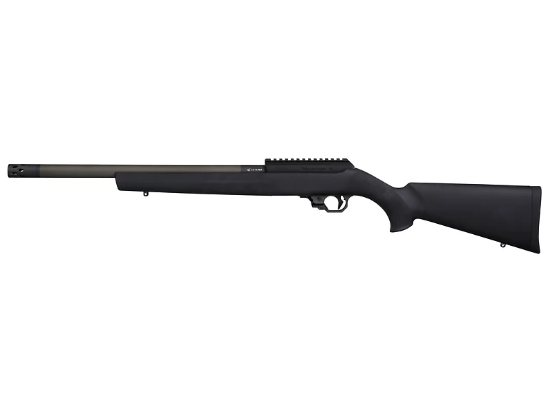 Superlite, 17 HMR with Hogue Stock, OD Green Sleeve and TG2000, with RR