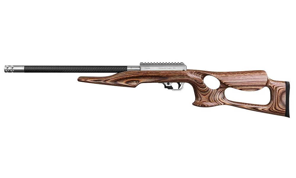 Lightweight, 22 WMR with Brown Laminated Lightweight Thumbhole Stock, with RR