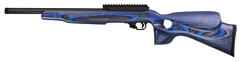 Summit Rifle, 17 Mach 2, Blue Laminated TH Silhouette Stock, with RR