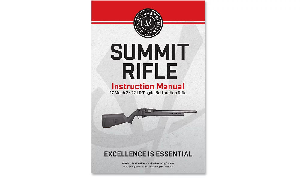 Printed Manual, Summit Rifles