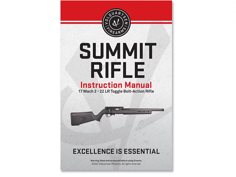 Printed Manual, Summit Rifles