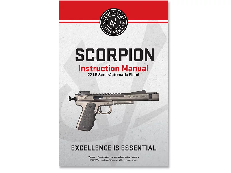 Printed Manual, Scorpion Pistols