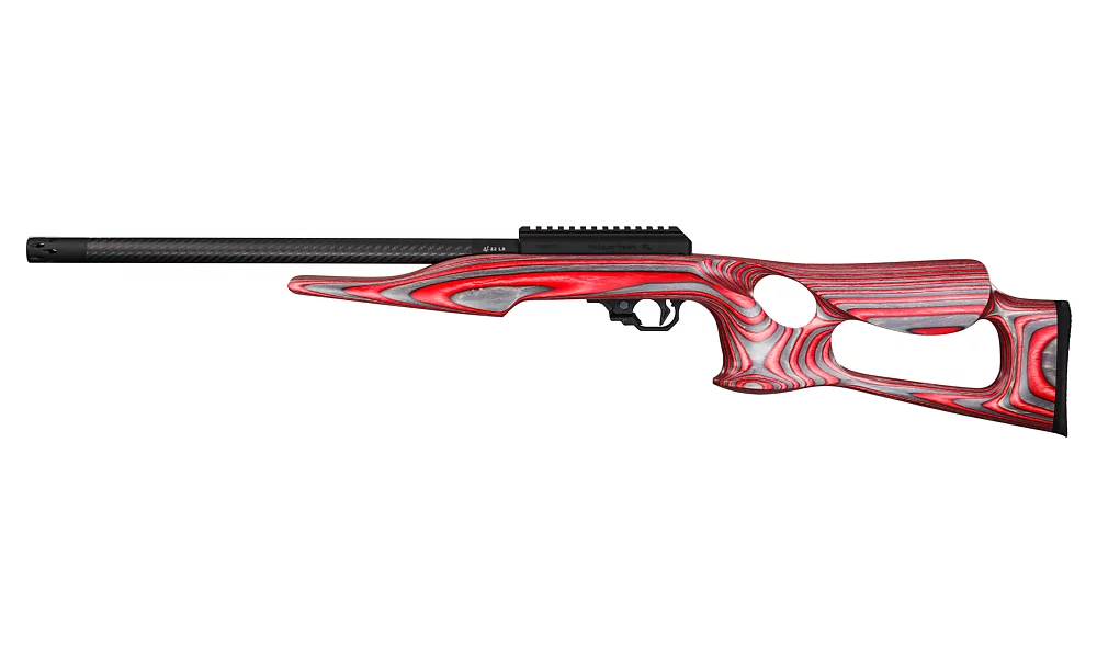 Superlite, 22 LR, Red Lightweight Thumbhole Stock, Aluminum FBC, with RR