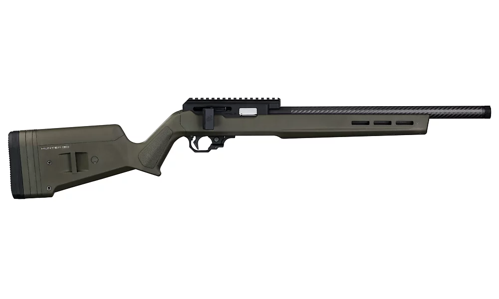 Summit Rifle, 22 LR, OD Green Magpul Stock, with RR