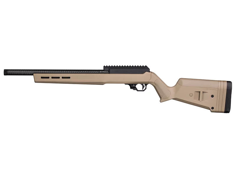 Summit Rifle, 17 Mach 2, FDE Magpul Stock, with RR