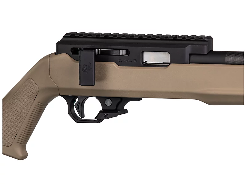 Summit Rifle, 17 Mach 2, FDE Magpul Stock, with RR