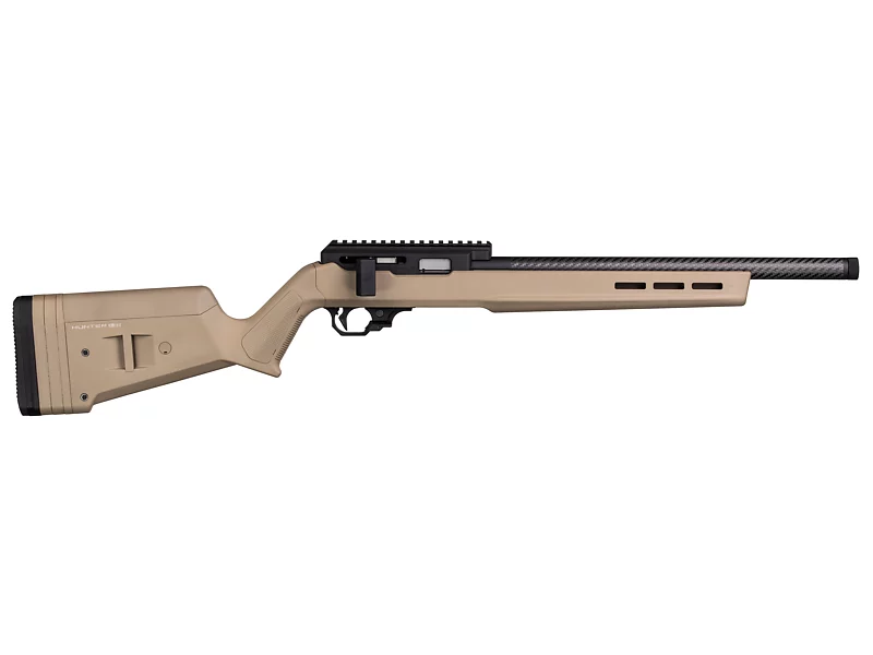 Summit Rifle, 17 Mach 2, FDE Magpul Stock, with RR