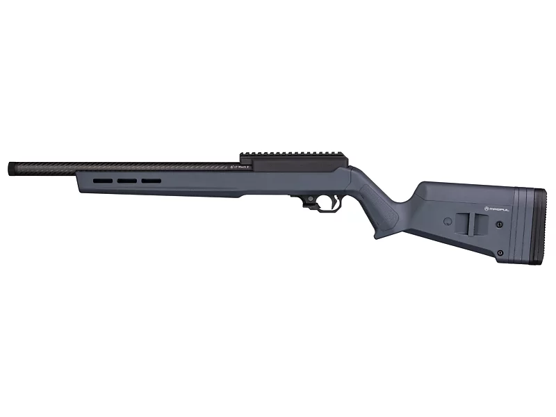 Summit Rifle, 17 Mach 2, Gray Magpul Stock , with RR