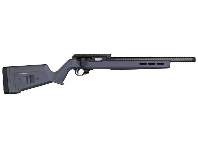 Summit Rifle, 17 Mach 2, Gray Magpul Stock , with RR