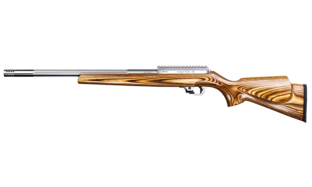 Deluxe, 17 HMR with Brown Laminated Sporter Stock, with RR