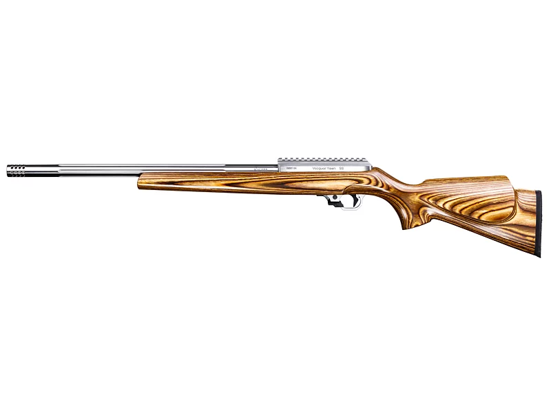 Deluxe, 17 HMR with Brown Laminated Sporter Stock, with RR