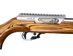 Deluxe, 17 HMR with Brown Laminated Sporter Stock, with RR