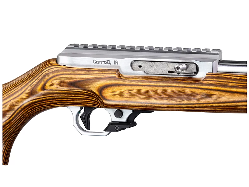 Deluxe, 17 HMR with Brown Laminated Sporter Stock, with RR