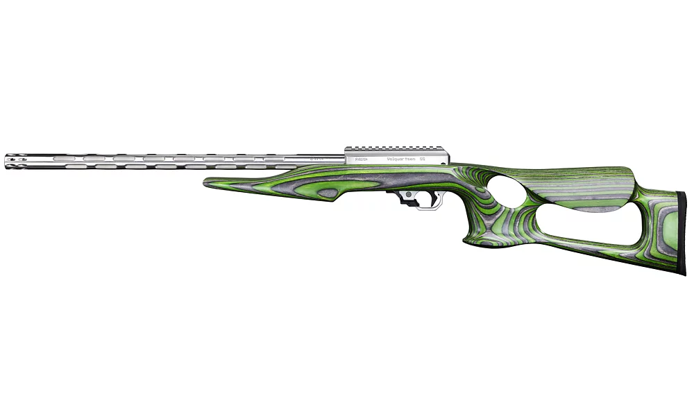 IF-5, 22 LR with Green Lightweight Thumbhole Stock, with RR