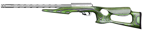 IF-5, 22 LR with Green Lightweight Thumbhole Stock, with RR