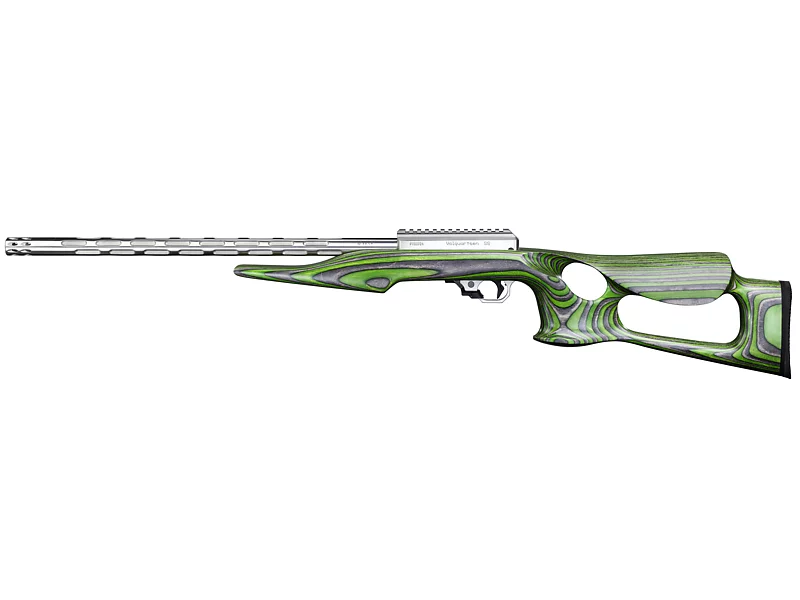 IF-5, 22 LR with Green Lightweight Thumbhole Stock, with RR