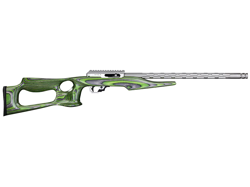 IF-5, 22 LR with Green Lightweight Thumbhole Stock, with RR