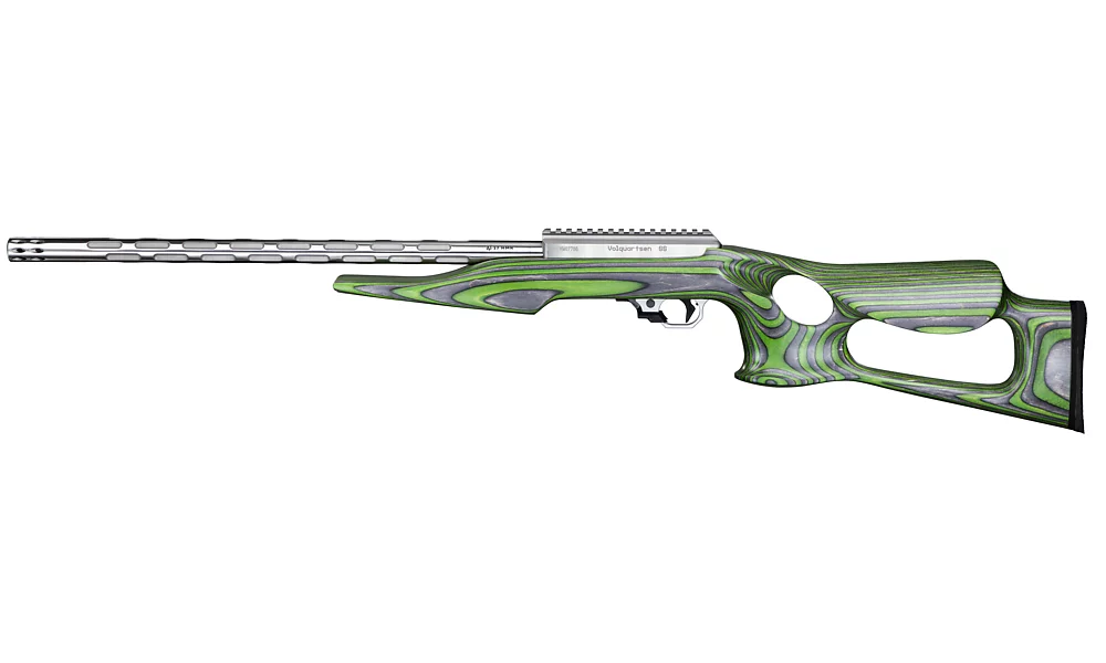 IF-5, 17 HMR with Green Lightweight Thumbhole Stock, with RR