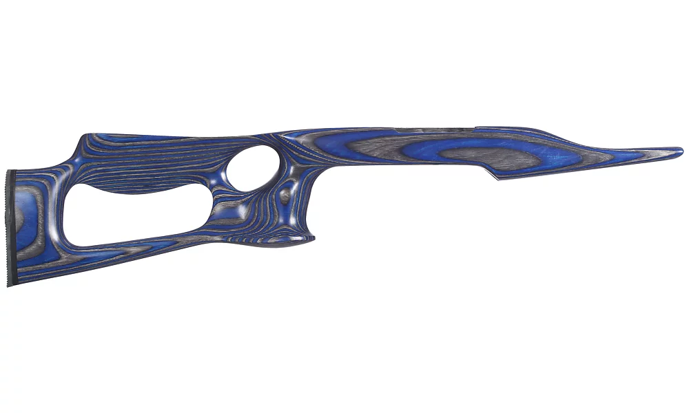 Blue Lightweight Thumbhole Stock