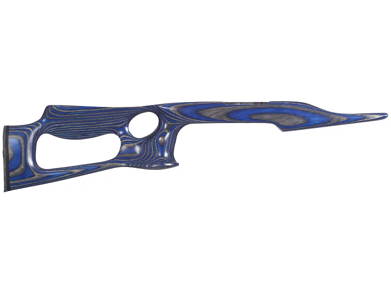 Blue Lightweight Thumbhole Stock