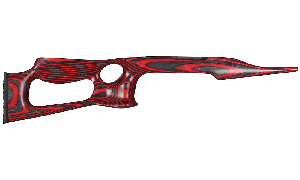 Red Lightweight Thumbhole Stock