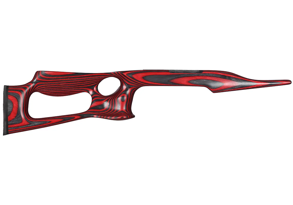 Red Lightweight Thumbhole Stock