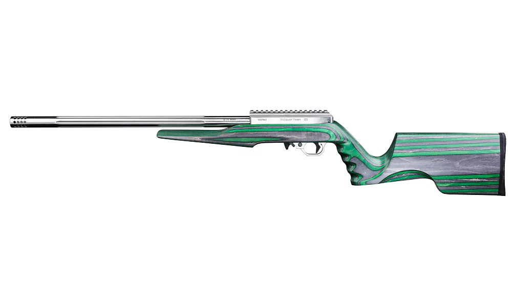 Deluxe, 22 WMR with Green AS-1 Laminated Ambi Stock