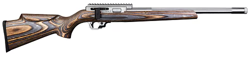 Summit Deluxe Rifle, 17 Mach 2, Brown/Gray Laminated Sporter Stock, with RR