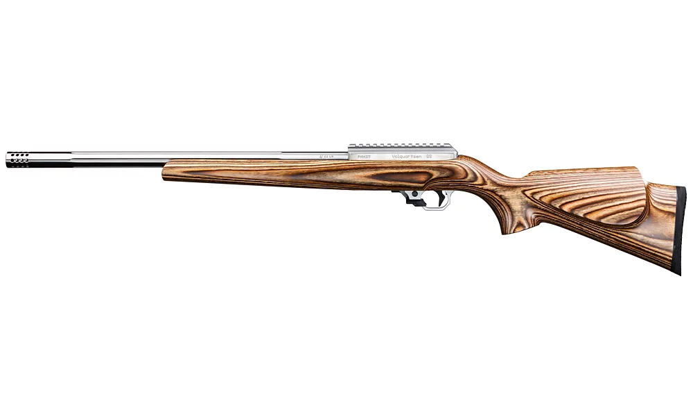 Deluxe, 22 LR with Brown Laminated Sporter Stock, with RR