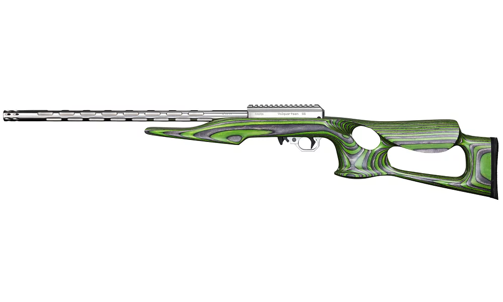 IF-5, 22 LR with Green Lightweight Thumbhole Stock