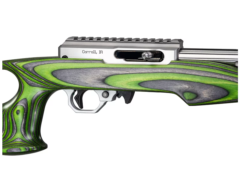 IF-5, 22 LR with Green Lightweight Thumbhole Stock