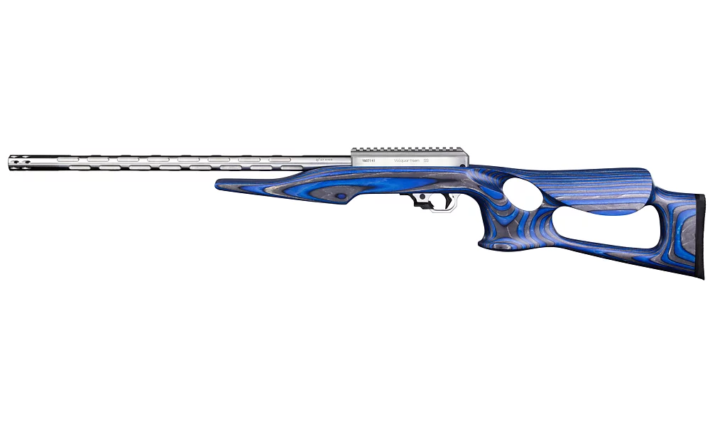 IF-5, 17 HMR with Blue Lightweight Thumbhole Stock, with RR