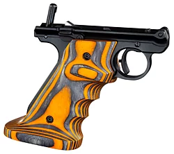 Laminated Grips for MK IV, Orange, Right-Handed