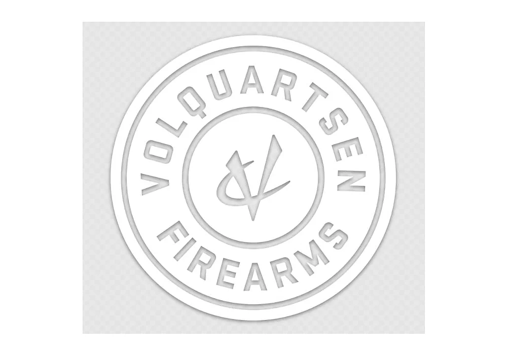 Volquartsen White Vinyl Decal 5x5