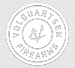 Volquartsen White Vinyl Decal 5x5