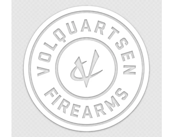 Volquartsen White Vinyl Decal 5x5