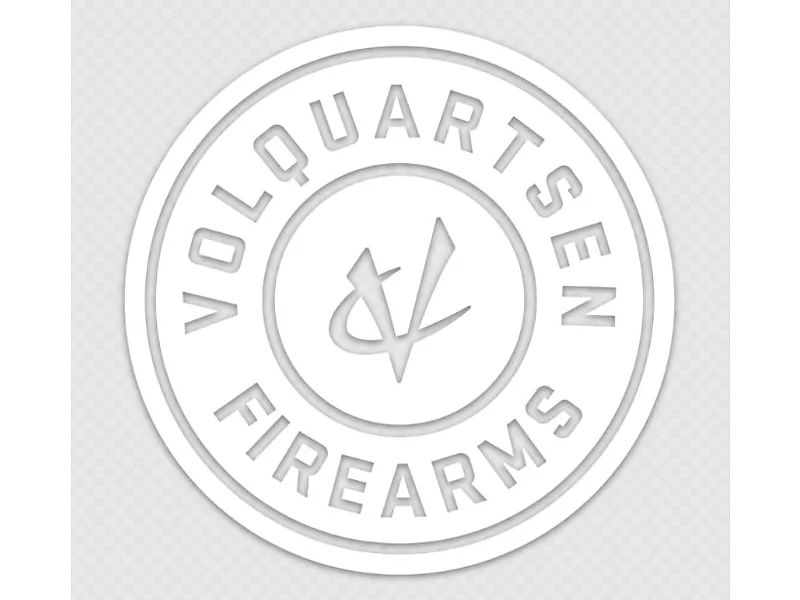 Volquartsen White Vinyl Decal 5x5