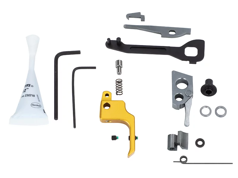 Pistol Competition Kit for MK IV, Gold Flat Trigger
